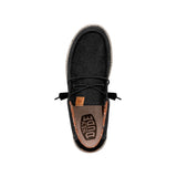 WALLY WASHED CANVAS BLACK