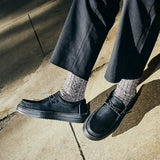 REV TUMBLED LEATHER BLACK/BLACK