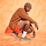 WALLY COMF SUEDE TOBACCO BROWN/IRISH CREAM