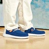 WALLY CRAFT LINEN SARGASSO BLUE/WHITE