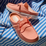 WENDY SLIP CLASSIC WHITE PEACH PINK