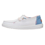 WENDY FLORAL BOHO SNOW WHITE/BLUE