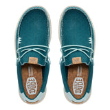 WALLY BRAIDED DEEP GREEN/HARBOR GREY